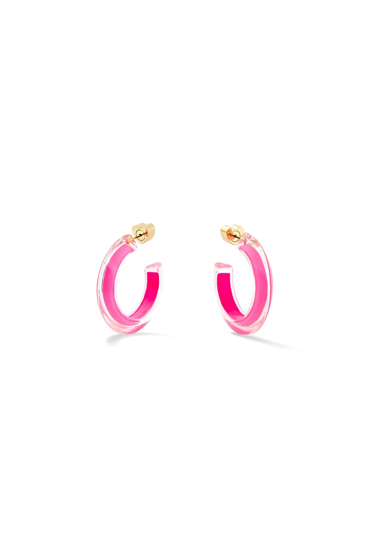 Small Lucite Jelly Hoop? Earrings