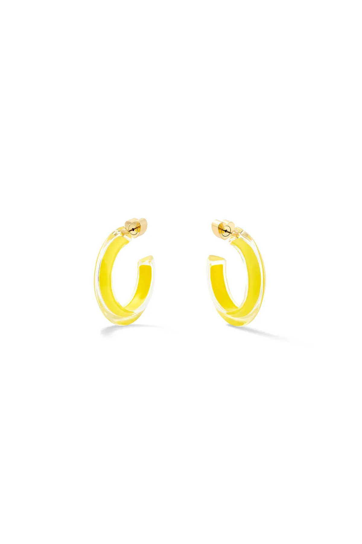 Small Lucite Jelly Hoop? Earrings