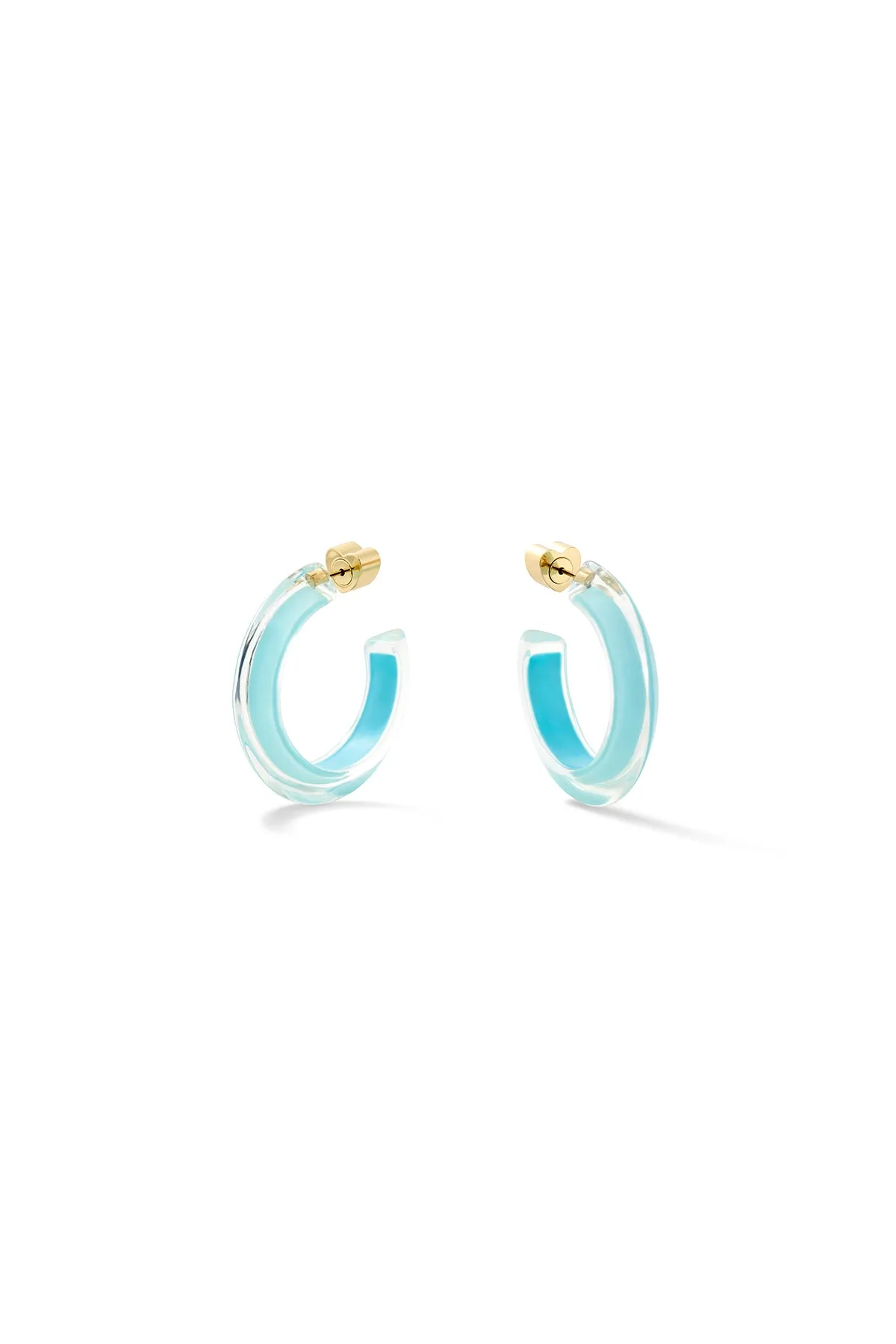 Small Lucite Jelly Hoop? Earrings