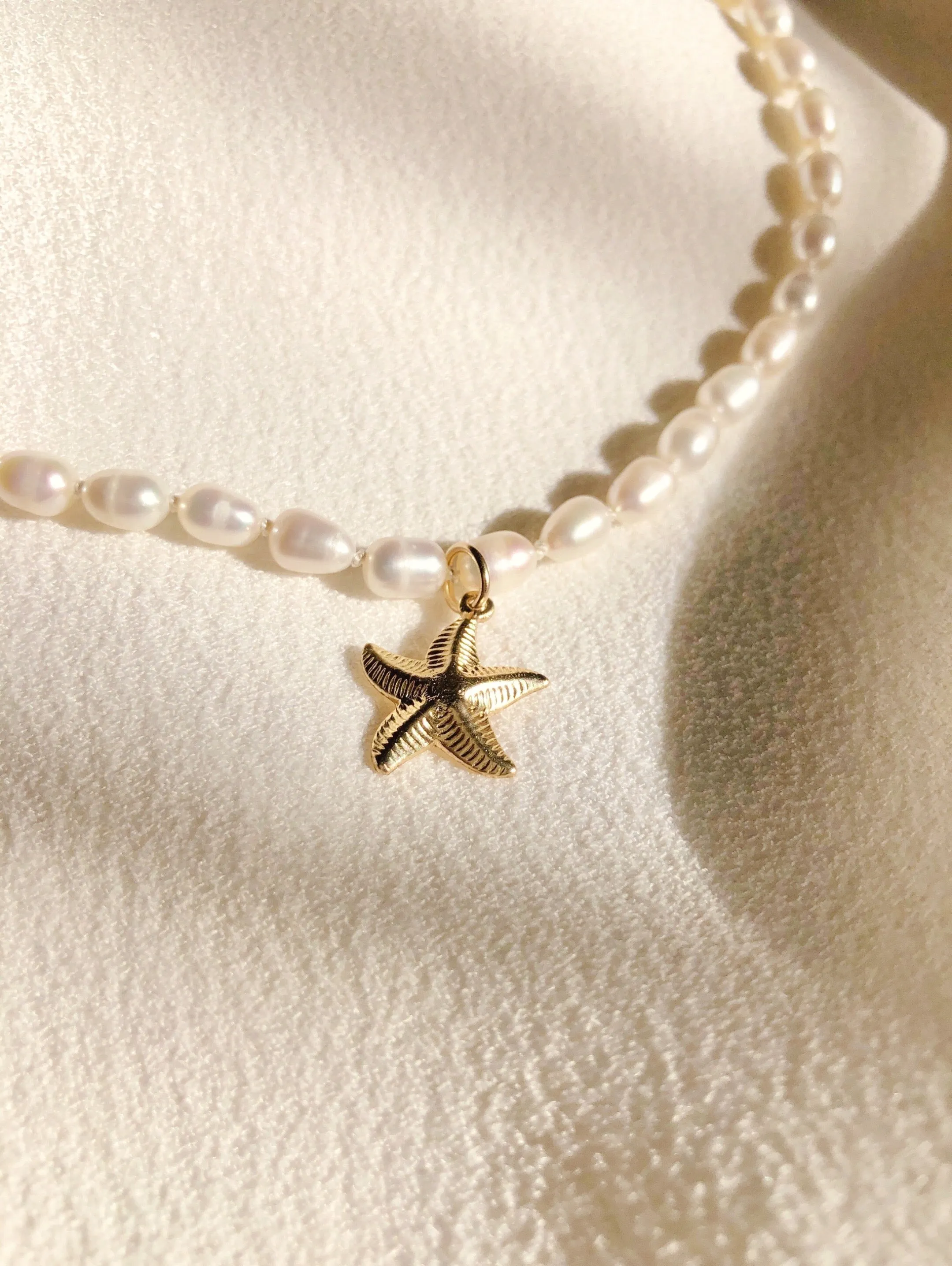 Starfish Pearl Necklace