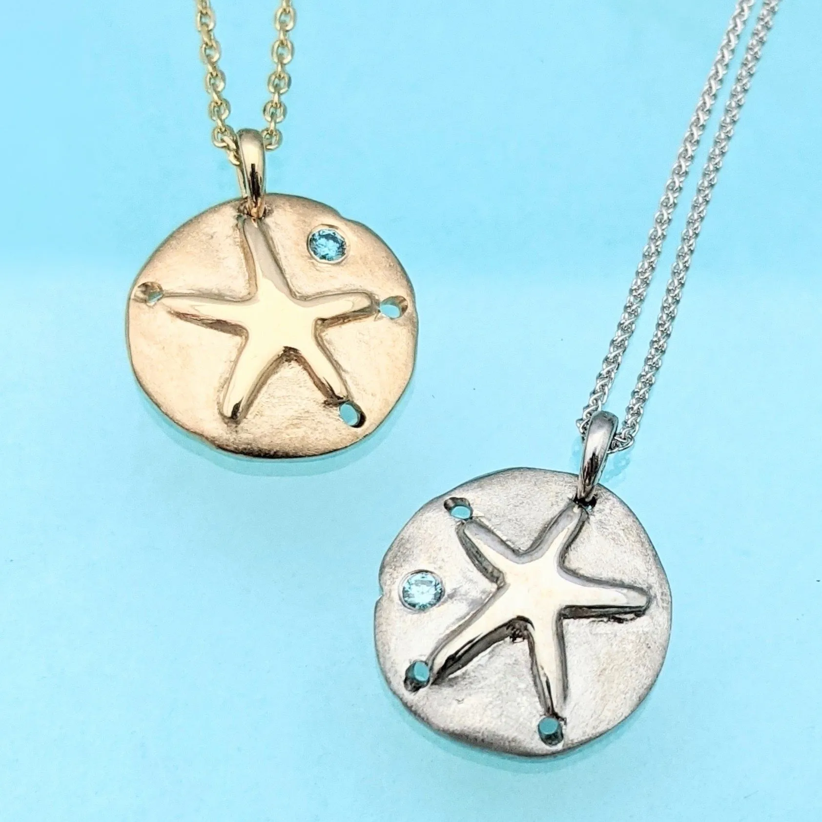 Starfish-Sand Dollar Pendant