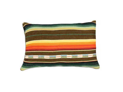 Sundance Serape Rectangular Pillow- Brown