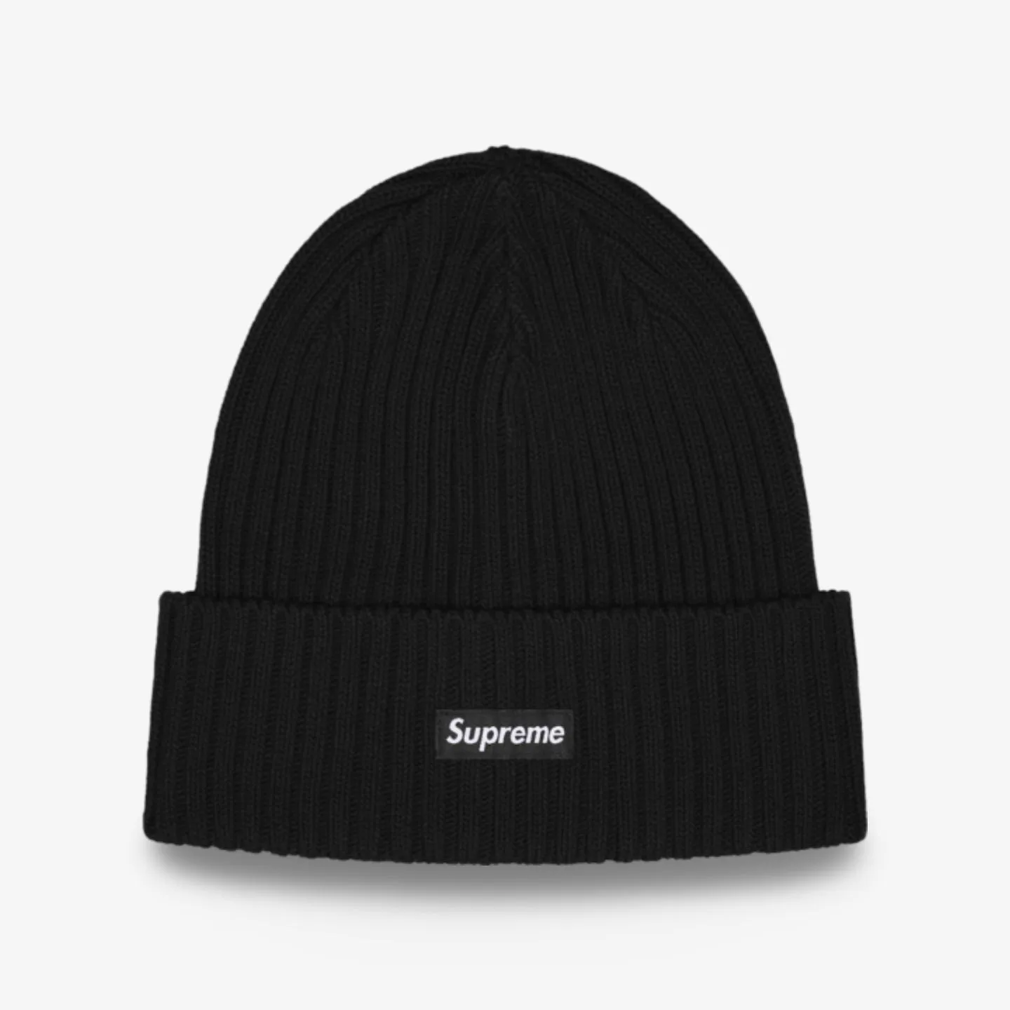 Supreme Beanie 'Overdyed' Black SS24