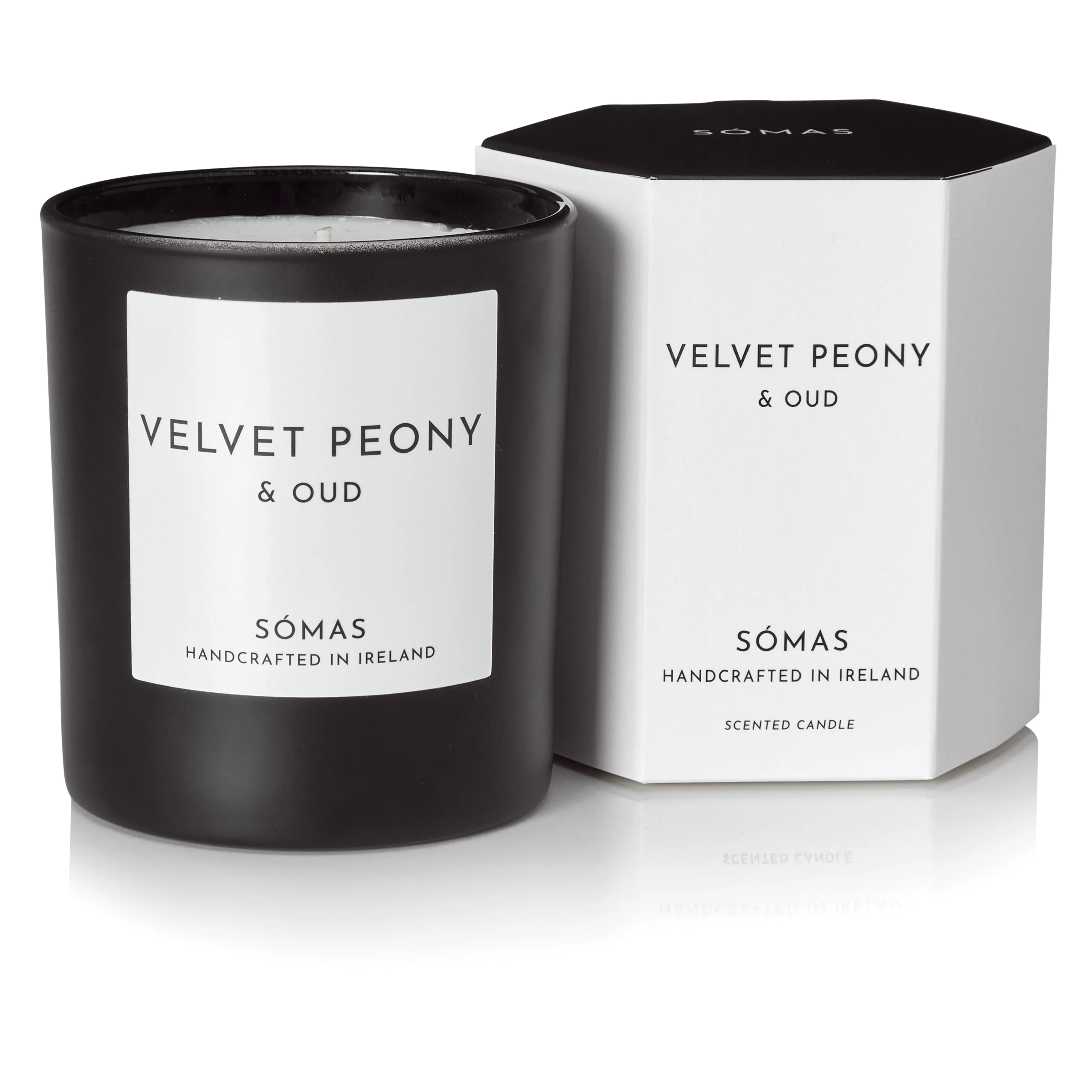 Sómas Velvet Peony & Oud Soy Candle