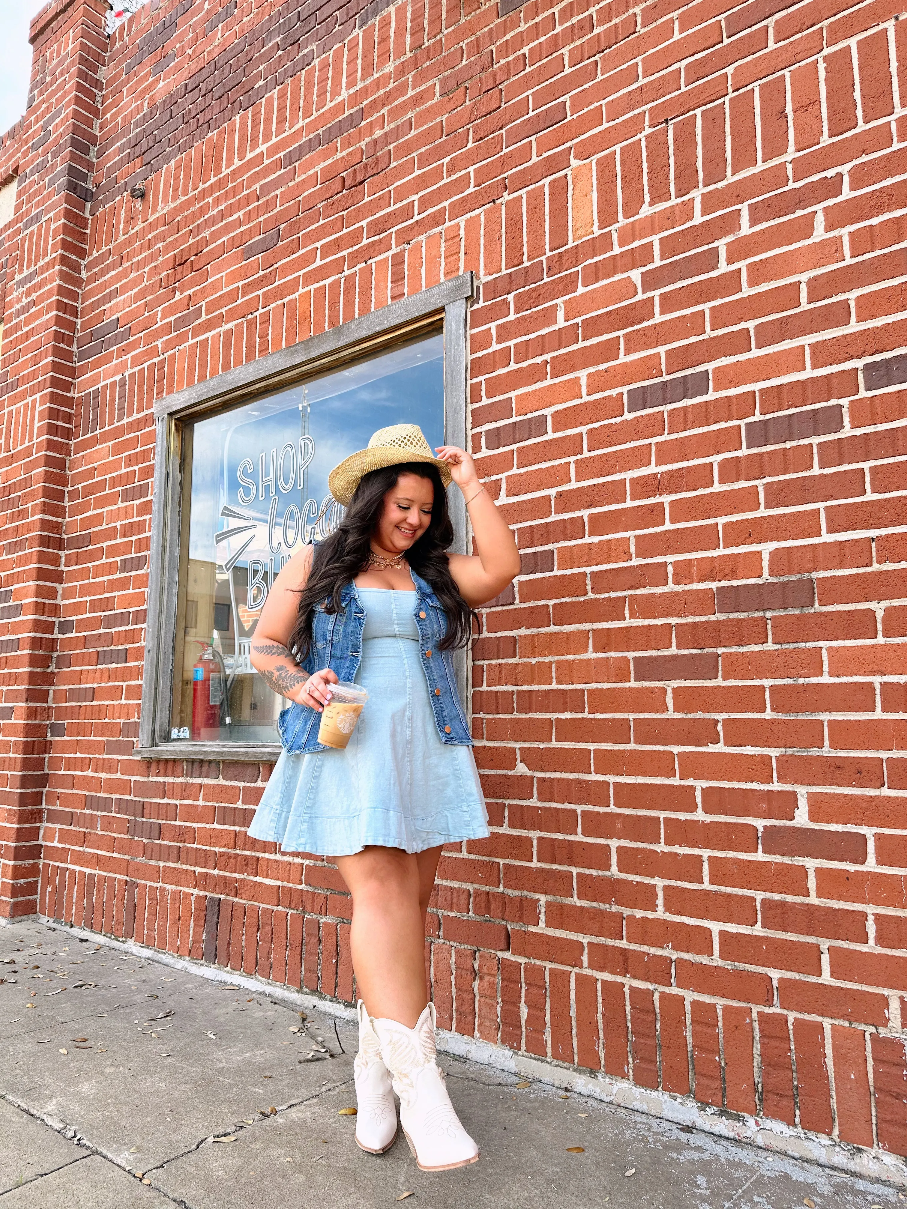 Take Me To A Country Concert Denim Dress