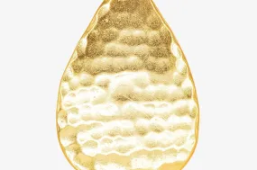 Textured Teardrop Charm Wholesale 14K Gold, Solid 14K Gold, G216