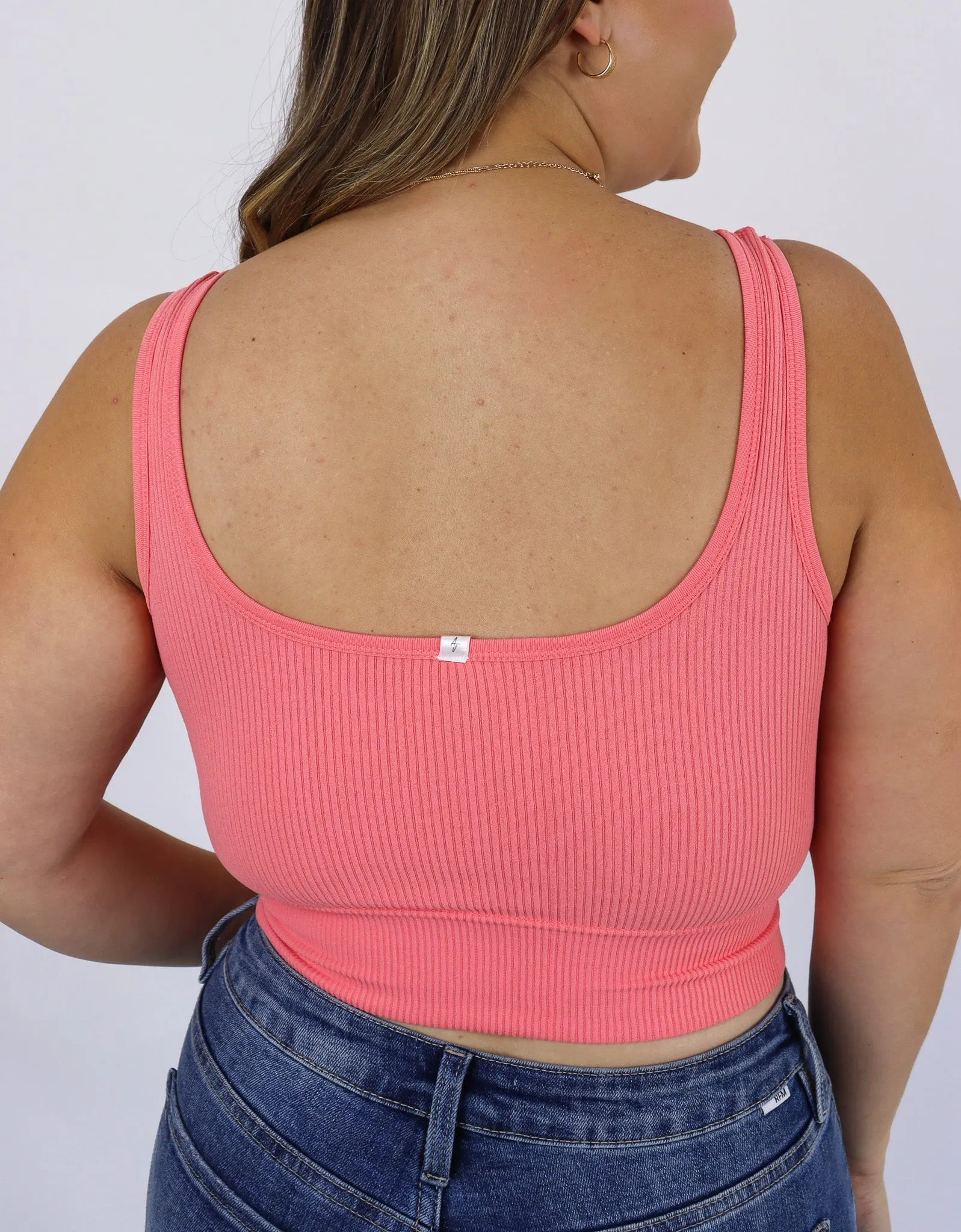 The Essential Crop | Padded Squareneck