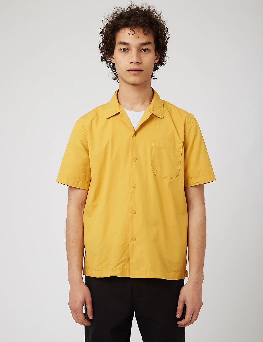 Universal Works Road Shirt (Organic Poplin) - Gold