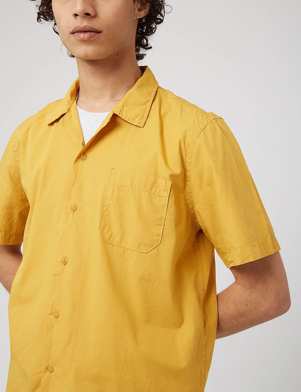 Universal Works Road Shirt (Organic Poplin) - Gold