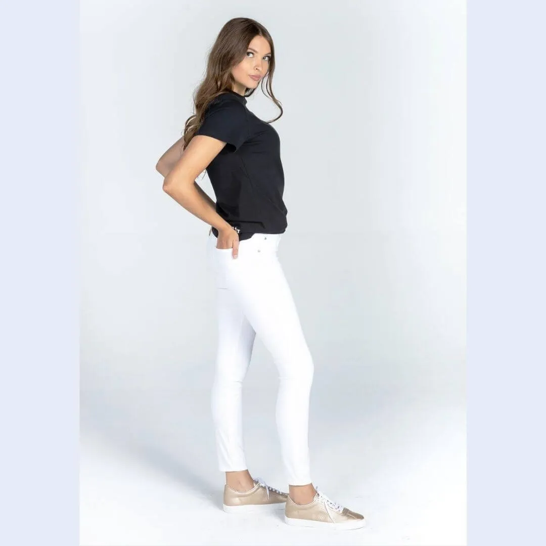 White Ankle Skinny Jeans