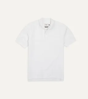 White Piqué Cotton Polo Shirt